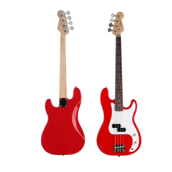 BAJO ELECTRICO 4 CUERDAS SMIGER ROJO – foto 1